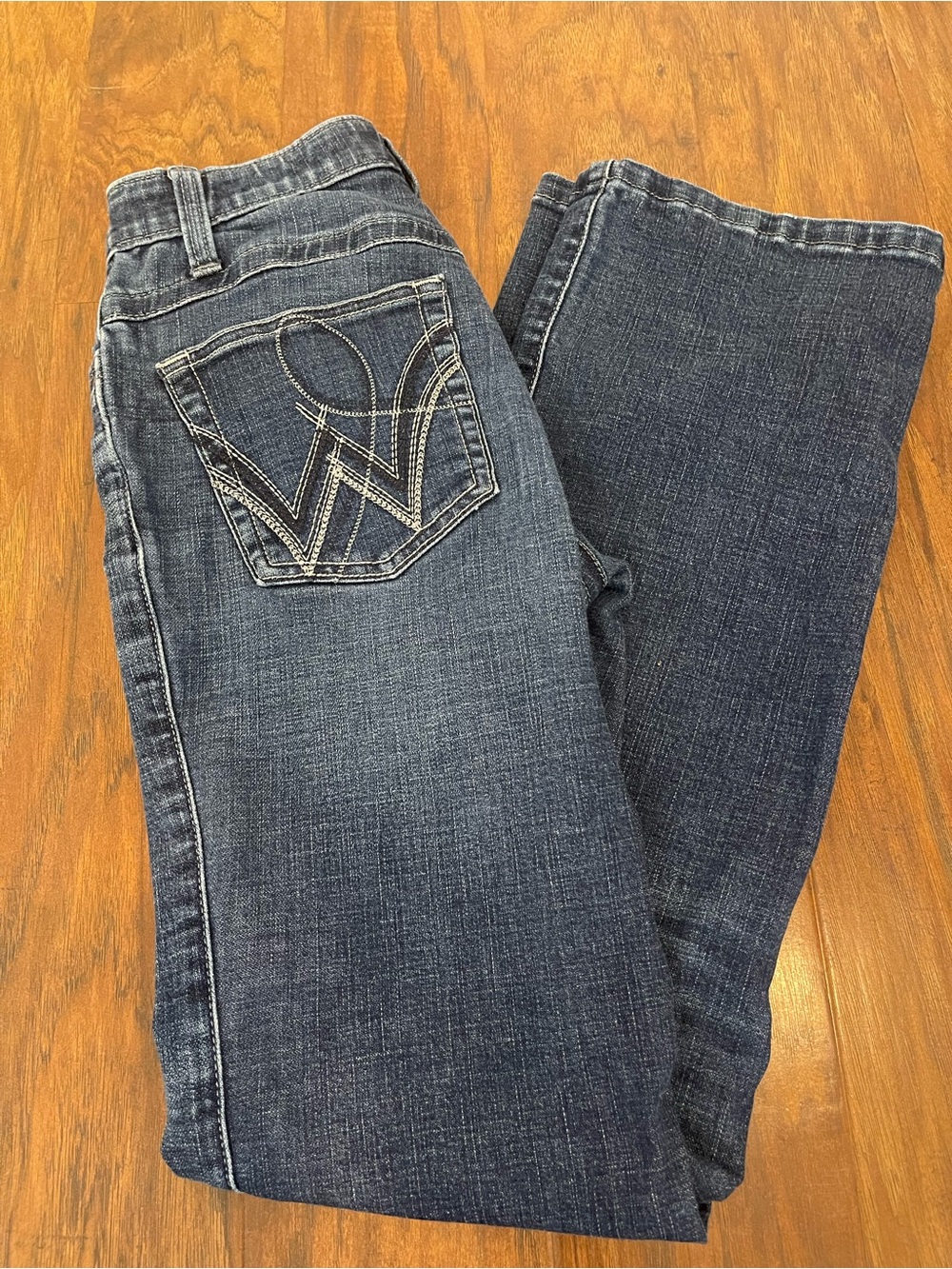 Wrangler Q‑Baby Ultimate Riding Jeans – Dark Wash – Size 3×32